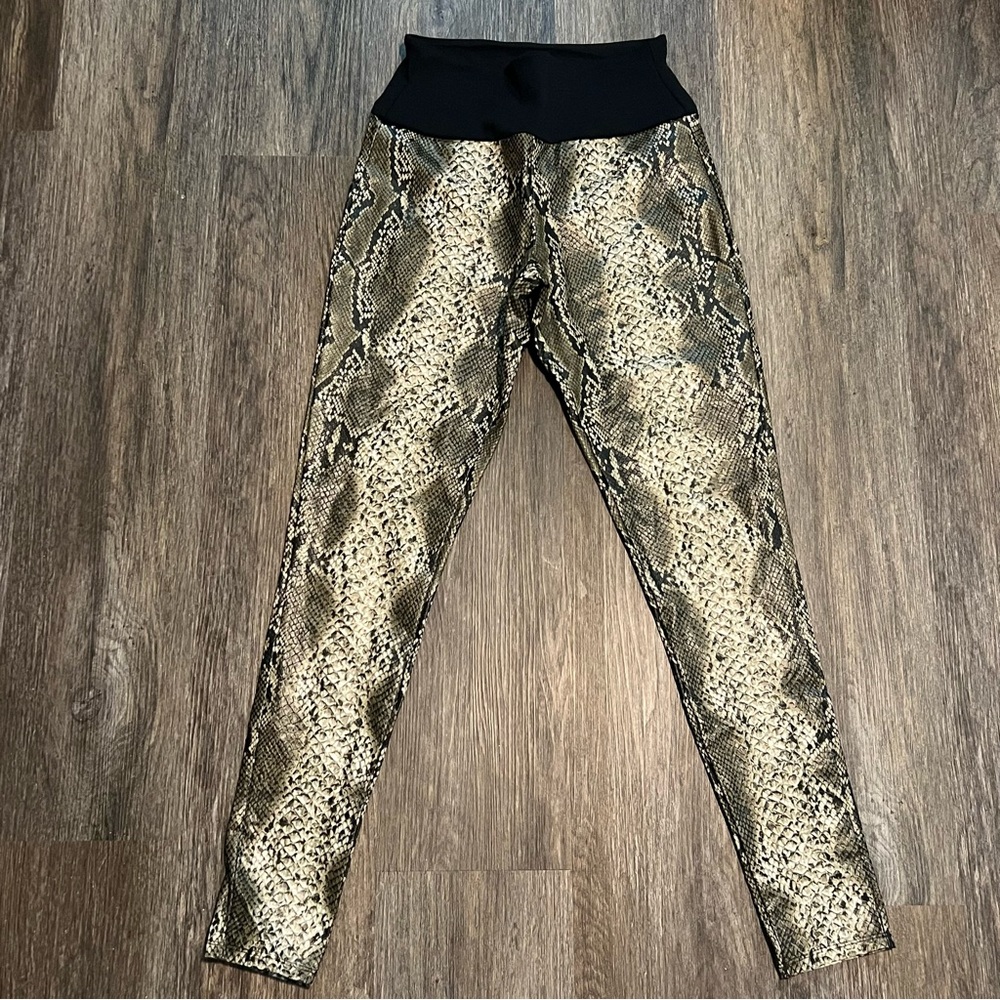 SPANX Snake Print Leggings